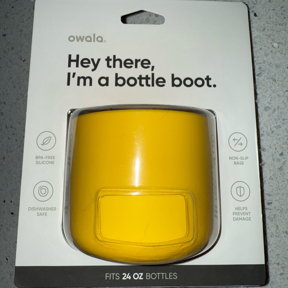 Owala Yellow Bottle Boot